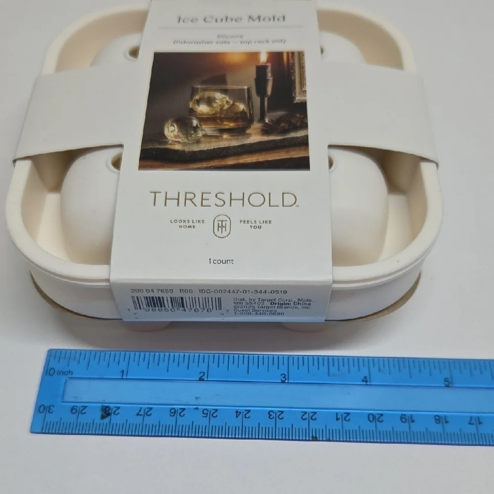 Threshold Cream Silicone Ice Cube Tray
